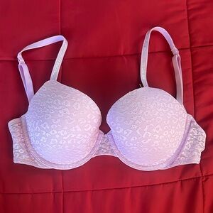 Lilac Leopard Print Bra